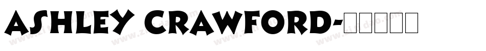 Ashley Crawford字体转换
